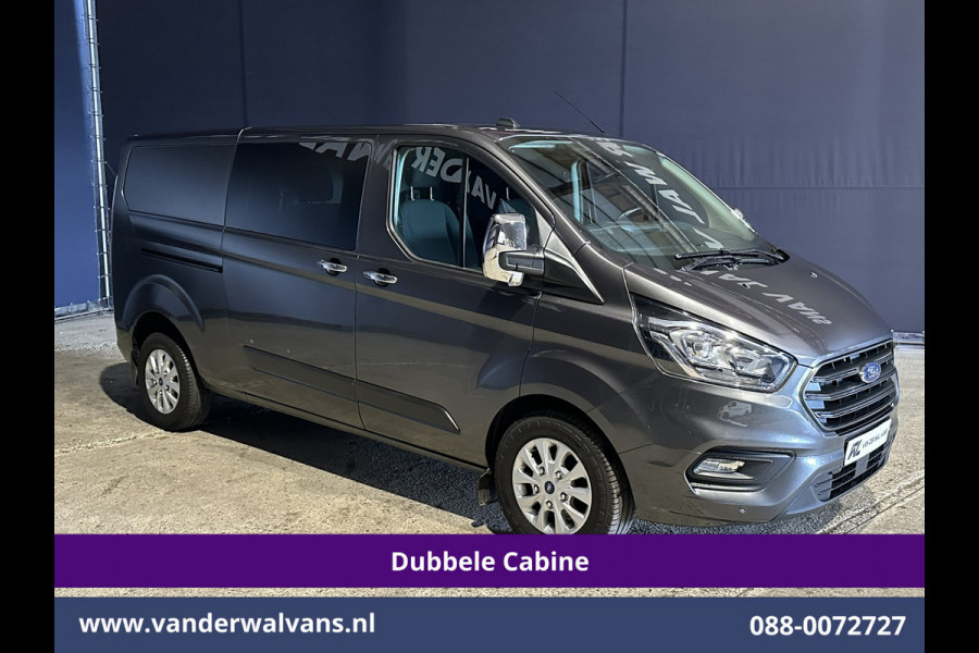 Ford Transit Custom 2.0 TDCI 170pk L2H1 Dubbele Cabine Euro6 Airco | 5-Zits | Camera | LED | Cruisecontrol | 2800kg Trekhaak Stoelverwarming, Verwarmde voorruit, Parkeersensoren