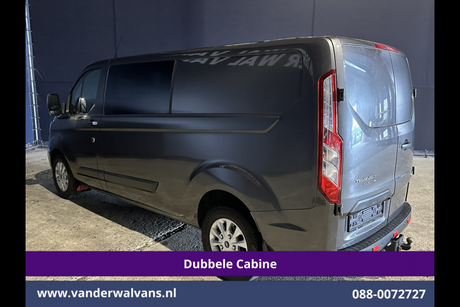 Ford Transit Custom 2.0 TDCI 170pk L2H1 Dubbele Cabine Euro6 Airco | 5-Zits | Camera | LED | Cruisecontrol | 2800kg Trekhaak Stoelverwarming, Verwarmde voorruit, Parkeersensoren