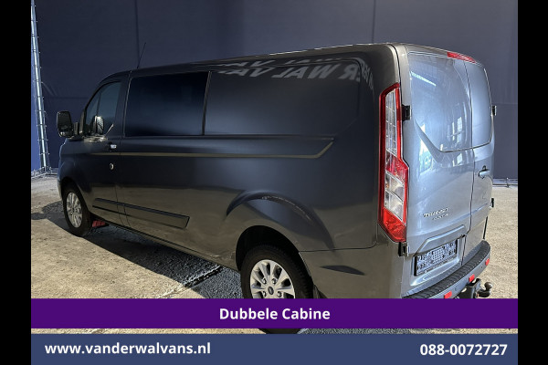 Ford Transit Custom 2.0 TDCI 170pk L2H1 Dubbele Cabine Euro6 Airco | 5-Zits | Camera | LED | Cruisecontrol | 2800kg Trekhaak Stoelverwarming, Verwarmde voorruit, Parkeersensoren