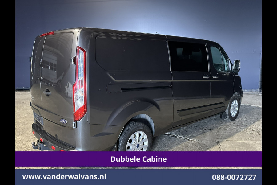 Ford Transit Custom 2.0 TDCI 170pk L2H1 Dubbele Cabine Euro6 Airco | 5-Zits | Camera | LED | Cruisecontrol | 2800kg Trekhaak Stoelverwarming, Verwarmde voorruit, Parkeersensoren