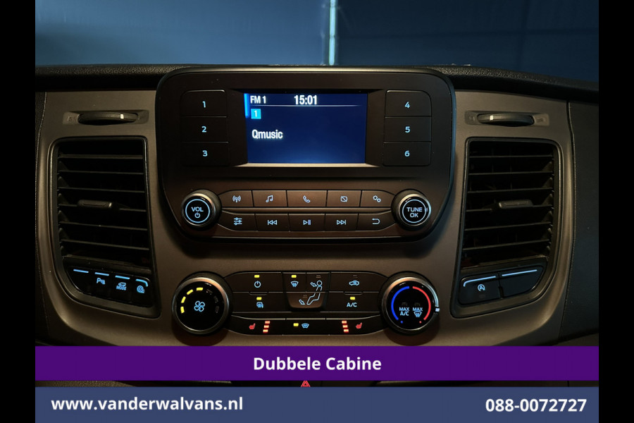 Ford Transit Custom 2.0 TDCI 170pk L2H1 Dubbele Cabine Euro6 Airco | 5-Zits | Camera | LED | Cruisecontrol | 2800kg Trekhaak Stoelverwarming, Verwarmde voorruit, Parkeersensoren
