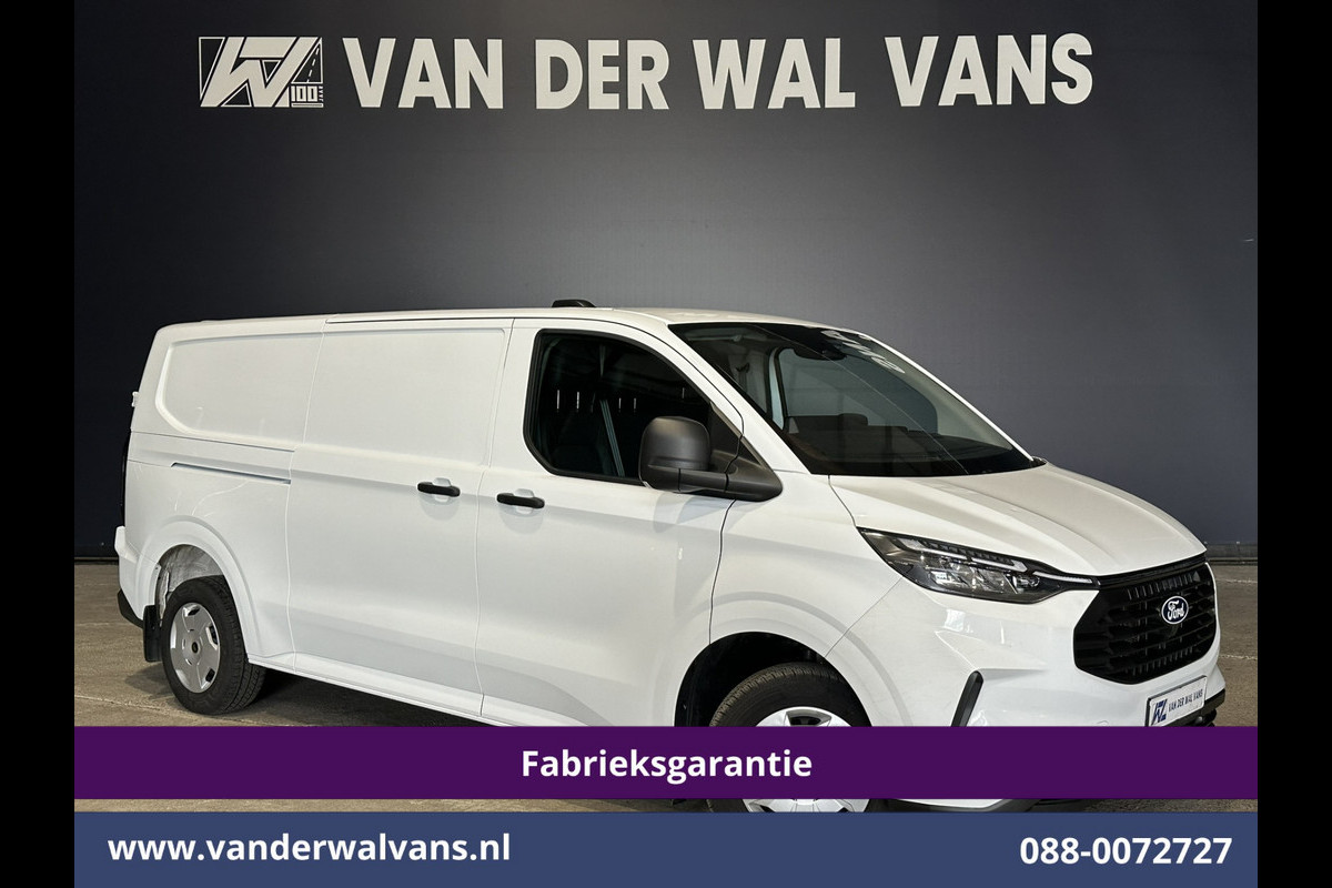 Ford Transit Custom 2.0 TDCI 136pk L2H1 Fabrieksgarantie Euro6 Airco | Camera | LED | Apple Carplay | Cruisecontrol Android Auto, Leder, Verwarmde voorruit, Parkeersensoren, Bijrijdersbank, 2740kg laadvermogen