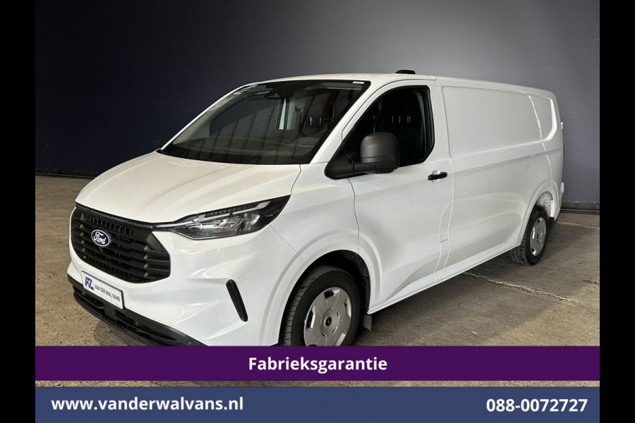 Ford Transit Custom 2.0 TDCI 136pk L2H1 Fabrieksgarantie Euro6 Airco | Camera | LED | Apple Carplay | Cruisecontrol Android Auto, Leder, Verwarmde voorruit, Parkeersensoren, Bijrijdersbank, 2740kg laadvermogen