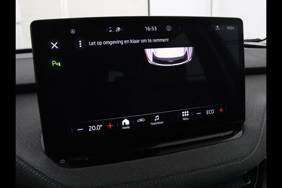 Škoda ENYAQ iV 60 | Trekhaak | Half leder | Carplay | Navigatie | Full LED | 19'' | Cruise control | Sfeerverlichting | Parkeerhulp | Climate control