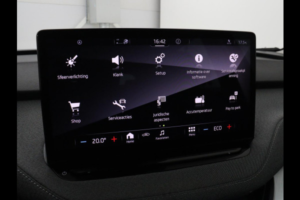 Škoda ENYAQ iV 60 | Trekhaak | Half leder | Carplay | Navigatie | Full LED | 19'' | Cruise control | Sfeerverlichting | Parkeerhulp | Climate control