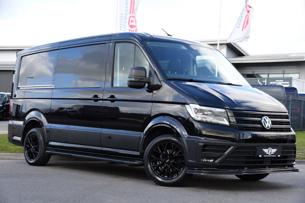 Volkswagen Crafter 35 2.0 TDI L3H2 DC Black Edition Cruise, Camera, Carplay, LED, Clima, Voorruit verwarming, Automaat, 7 Zits, Uniek!