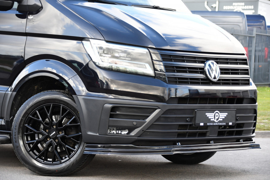 Volkswagen Crafter 35 2.0 TDI L3H2 DC Black Edition Cruise, Camera, Carplay, LED, Clima, Voorruit verwarming, Automaat, 7 Zits, Uniek!