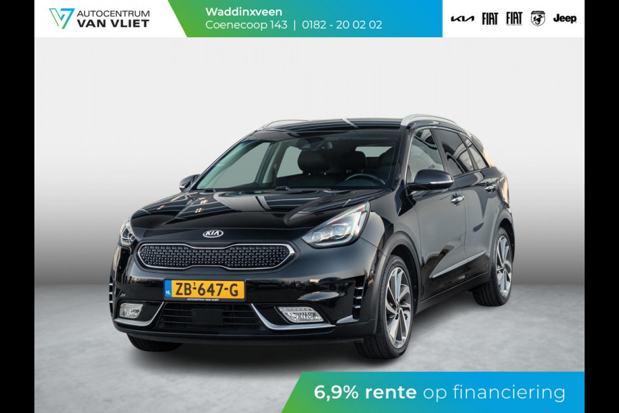 Kia Niro 1.6 GDi Hybrid ExecutiveLine l lederen bekleding l stoelverwarming en ventilatie l El. Verstelbare stoel met memory functie l