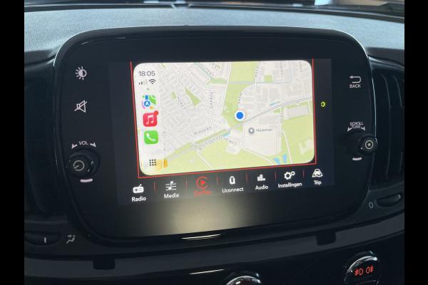 Fiat 500C 1.2 Lounge Airco - Apple carplay - Cruise control - Parkeersensor achter - Navigatiesysteem - Radio - Bluetooth - Licht metalen velgen 16 inch - Start/stop systeem - Elektrische ramen voor - Led dagverl