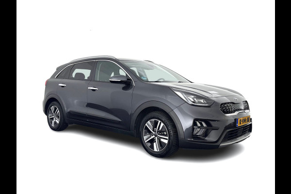 Kia Niro 1.6 GDi Hybrid Dynamic Plus Line (INCL-BTW) Aut. *LEATHER | FULL-LED | ADAPTIVE-CRUISE | BLINDSPOT | HEATED-COMFORTSEATS | CAMERA | KEYLESS | NAVI-FULLMAP | AMBIENTLIGHT | LANE-ASSIST | TOWBAR | 16''ALU*
