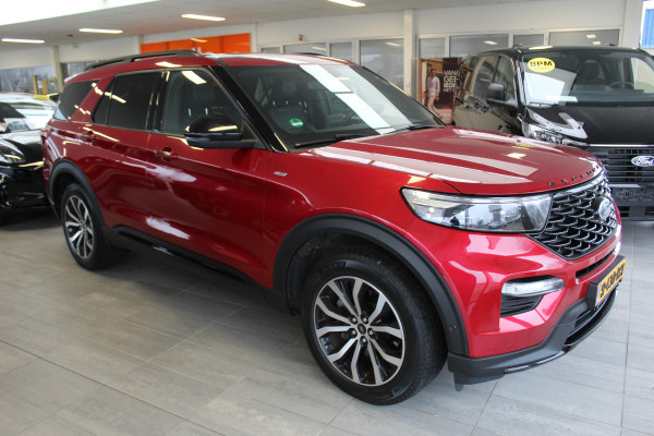 Ford Explorer 3.0 V6 EcoBoost PHEV ST-Line , 457pk , 1e Eigenaar Unieke auto met veel comfort , 2500kg Trekgewicht Panorama/schuif kanteldak , Trekhaak , 7 Persoons