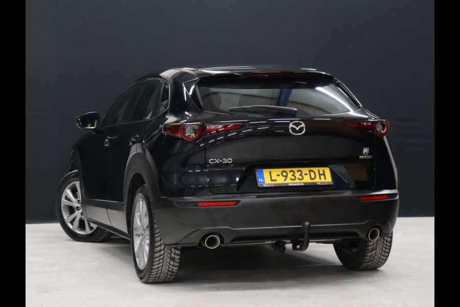 Mazda CX-30 2.0 e-SkyActiv-X M Hybrid Comfort [TREKHAAK AFNEEMBAAR, MEMORY SEATS, BOSE SOUND, HEAD-UP, STUURVERWARMING, CAMERA, ADAPTIVE CRUISE, VOL LEDER, STOELVERWARMING, BLUETOOTH, CLIMATE, NIEUWSTAAT]