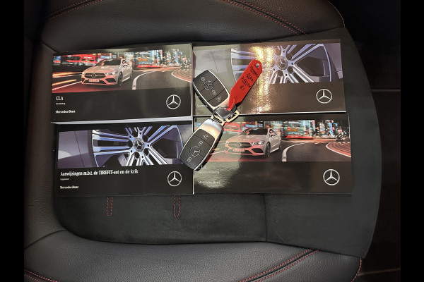 Mercedes-Benz CLA-Klasse 250 e AMG Line (Plug-In) (INCL-BTW) Aut. *PANO | LEATHER-MICORFIBRE | WIDESCREEN-COCKPIT | FULL-LED | AMBIENTLIGHT | CAMERA | M-BUX-NAVI | ECC | SHIFTPADDLES | PDC | CRUISE | DAB | HEATED-SPORTSEATS | 18"ALU*