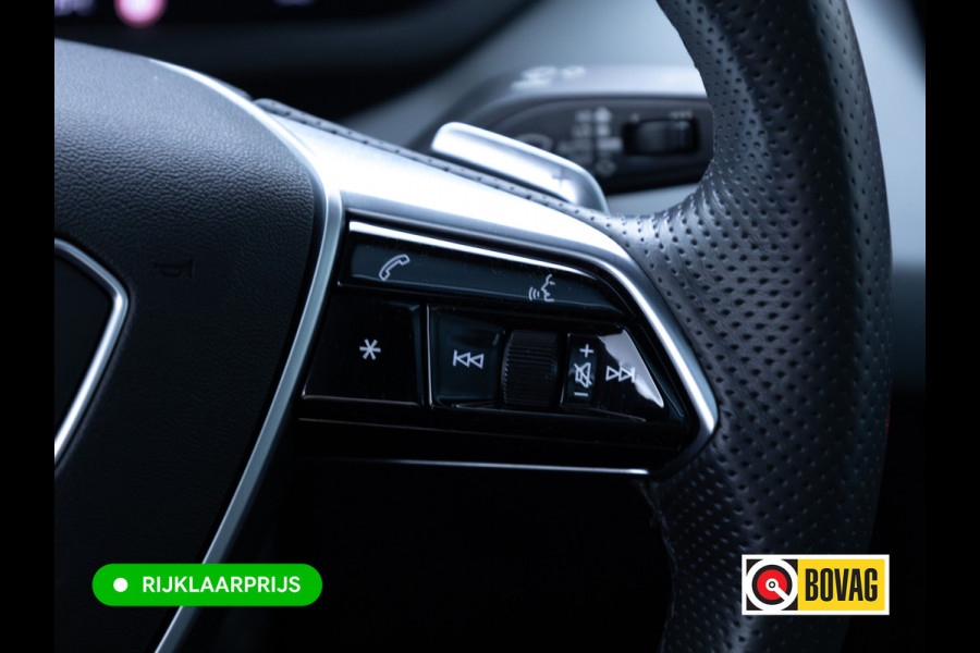 Audi e-tron GT 93 kWh | Luchtvering | Panoramadak | Daytona grijs | Leer | 20" LMV | Stoelverwarming V+A | Ambienteverlichting, Camera systeem Area View, Volledig Audi dealer onderhouden