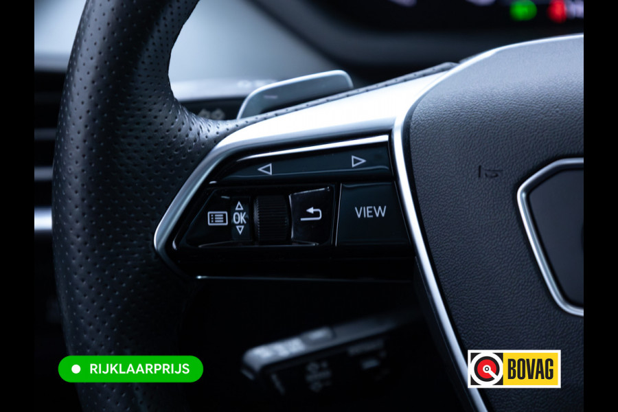 Audi e-tron GT 93 kWh | Luchtvering | Panoramadak | Daytona grijs | Leer | 20" LMV | Stoelverwarming V+A | Ambienteverlichting, Camera systeem Area View, Volledig Audi dealer onderhouden