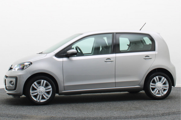 Volkswagen up! 1.0 BMT high up! 5-Deurs, Leder/Stof, Airco, Cruise, Bluetooth, Radio, PDC, 15''