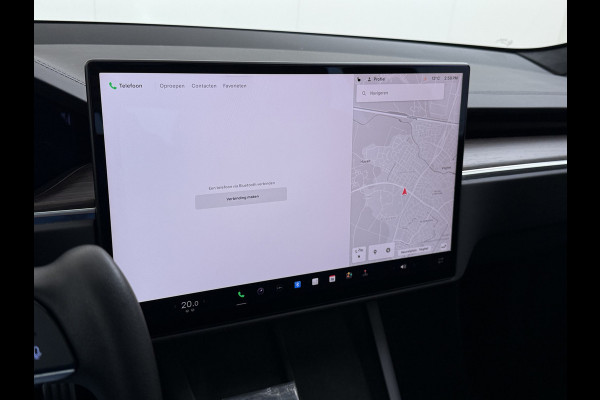 Tesla Model S 680 pk 0-100 3,1sec. Adaptive-Luchtvering FSD-4 / AutoPilot-4 Enhanced EAP ASS-Smart Summon Yoke Stuur Zelf-Parkeren / Voorrijde Long Range100kw Dual Motor  Schuifkanteldak Wi-Fi.Vb. App AEB ASR Rijstrookhulp Bordherkenning ACC ESP DodehoekDetector  Mistlampen Verwarmde-Sproeiers AWD 4 wheel Drive 1.600kg Trekvermogen Orig. NL-se auto 118.000 euro nieuw ! Fabrieksgarantie 4 jaar 80.000 en 240.000/8 jaar Accupakket!