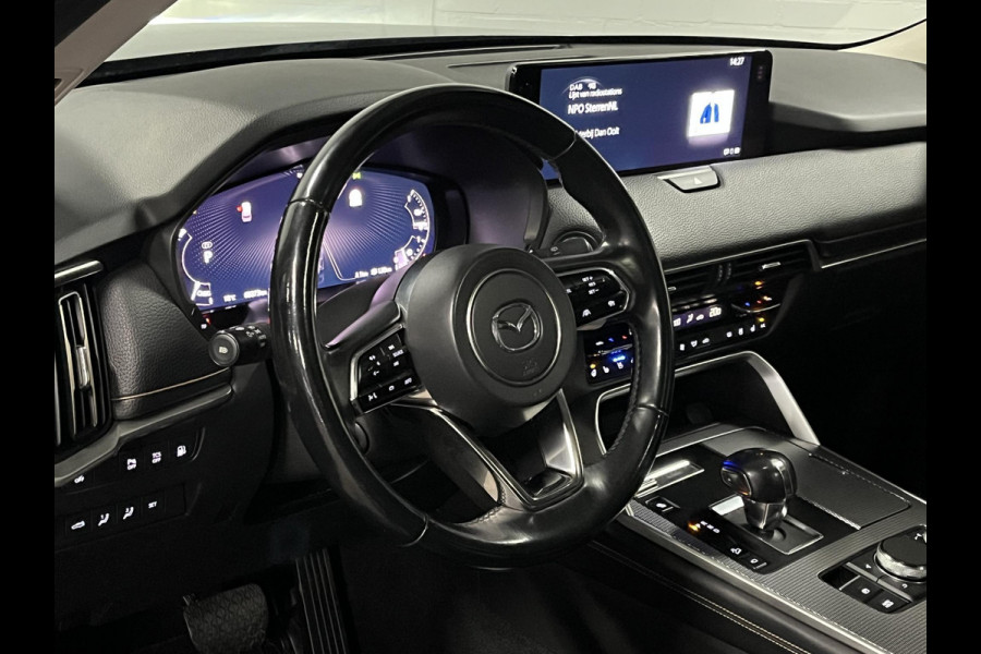 Mazda CX-60 2.5 e-SkyActiv PHEV Homura Open dak | Adapt. cruise | 360 camera | Stoelventilatie | Stoel-/stuurverwarming | Head-up | Memory