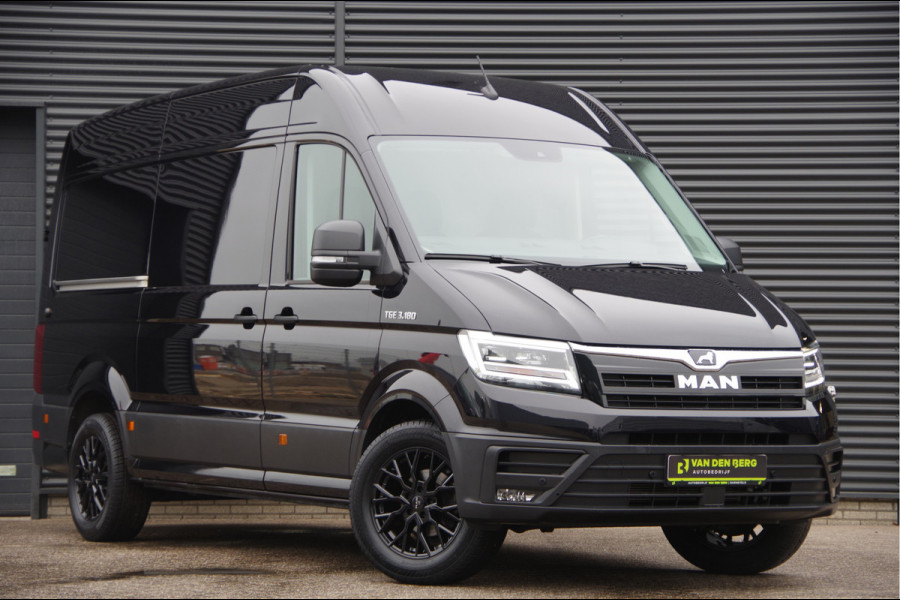 MAN TGE 3.180 35 2.0 177PK AUT. 3-ZITS, LED, TREKHAAK, GEV. STOEL, CAMERA, CRUISE, AIRCO, PARKEERSENSOREN, CARPLAY