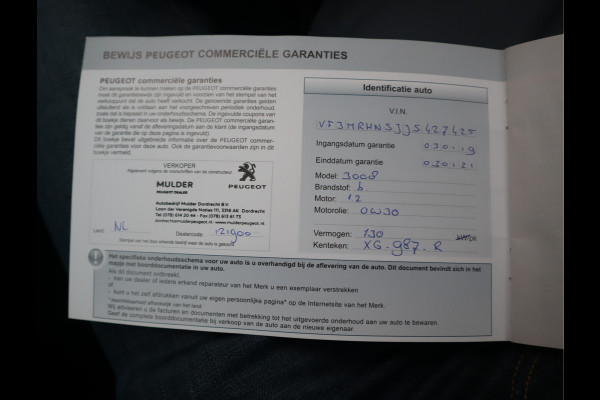 Peugeot 3008 GT Line Navi /Trekh / Pdc / Keyless / Stoelverw / Cruise / Carplay  Recent D-riem verv !