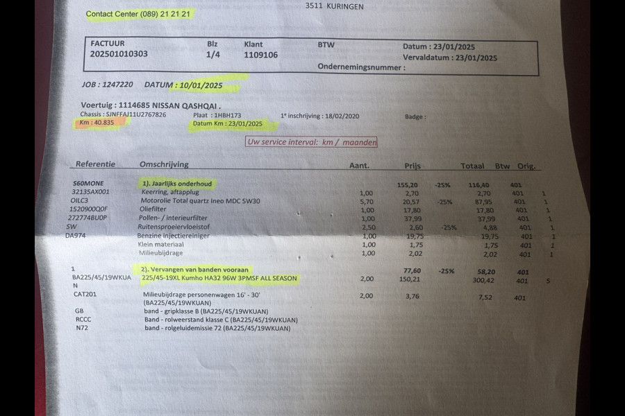 Nissan QASHQAI 1.3 DIG-T N-Tec Automaat Led Panorama Clima Cruise Carplay Pdc+360 Camera Trekhaak