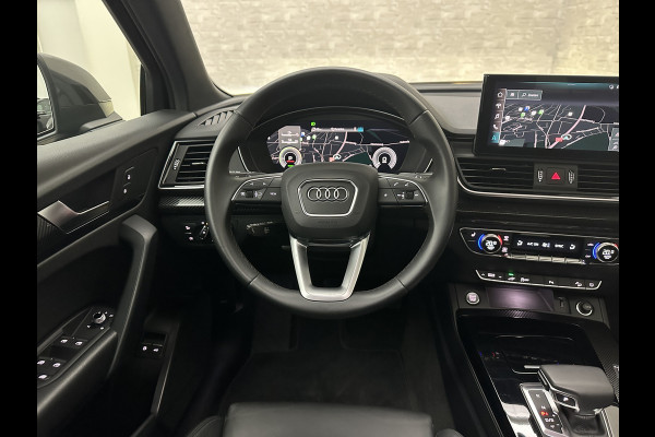 Audi Q5 Sportback 50 e S-Line | Luchtvering | Panorama | Carbon | Head-Up | Trekhaak | Keyless-Entry | Leder | Matrix-LED | Black-Optic | Standkachel | Virtual-Cockpit | Carplay | Getint Glas | Stoelverwarming | Zwarte Hemel | Draadloos Laden |