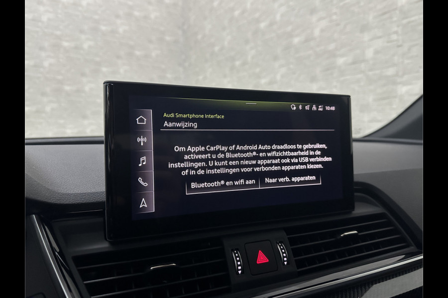 Audi Q5 Sportback 50 e S-Line | Luchtvering | Panorama | Carbon | Head-Up | Trekhaak | Keyless-Entry | Leder | Matrix-LED | Black-Optic | Standkachel | Virtual-Cockpit | Carplay | Getint Glas | Stoelverwarming | Zwarte Hemel | Draadloos Laden |