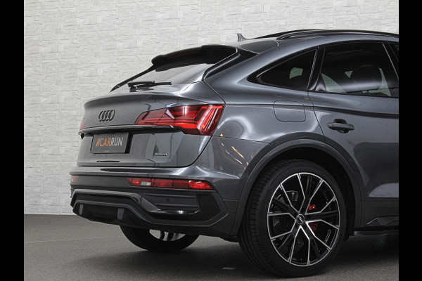 Audi Q5 Sportback 50 e S-Line | Luchtvering | Panorama | Carbon | Head-Up | Trekhaak | Keyless-Entry | Leder | Matrix-LED | Black-Optic | Standkachel | Virtual-Cockpit | Carplay | Getint Glas | Stoelverwarming | Zwarte Hemel | Draadloos Laden |