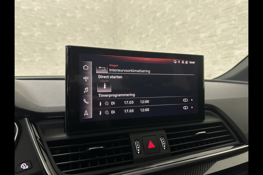 Audi Q5 Sportback 50 e S-Line | Luchtvering | Panorama | Carbon | Head-Up | Trekhaak | Keyless-Entry | Leder | Matrix-LED | Black-Optic | Standkachel | Virtual-Cockpit | Carplay | Getint Glas | Stoelverwarming | Zwarte Hemel | Draadloos Laden |