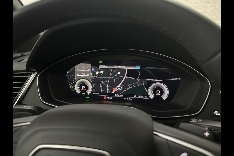 Audi Q5 Sportback 50 e S-Line | Luchtvering | Panorama | Carbon | Head-Up | Trekhaak | Keyless-Entry | Leder | Matrix-LED | Black-Optic | Standkachel | Virtual-Cockpit | Carplay | Getint Glas | Stoelverwarming | Zwarte Hemel | Draadloos Laden |