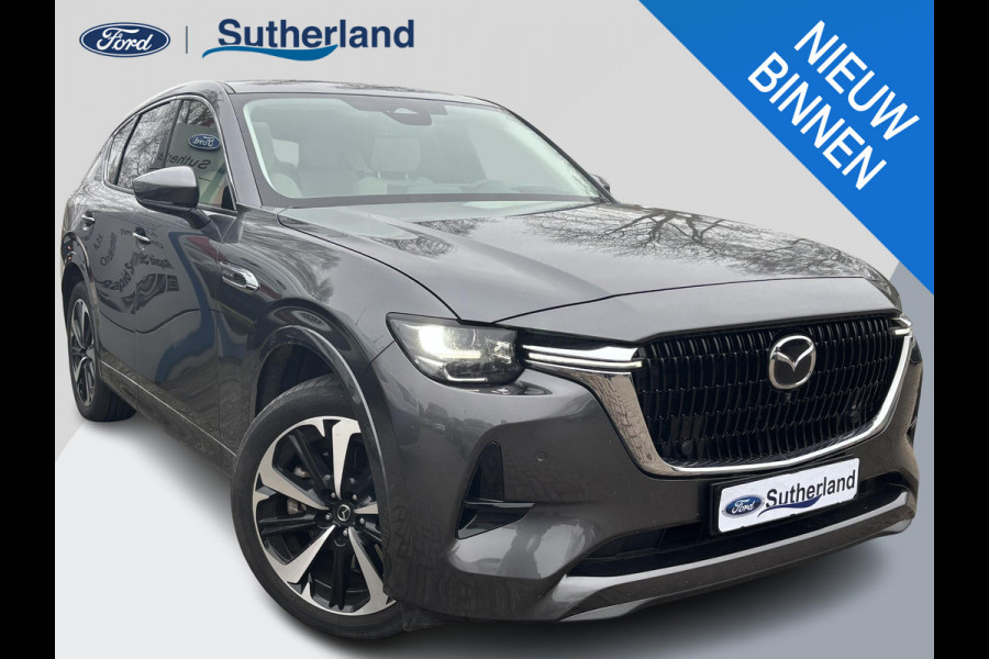 Mazda CX-60 2.5 e-SkyActiv PHEV Takumi | Bellen voor bezichtiging | 328pk | SCI |  Panoramadak / Kanteldak (Glas) |  360 graden camera | Achteruitrijcamera | Stoelverwarming |  Adaptieve Cruise Control