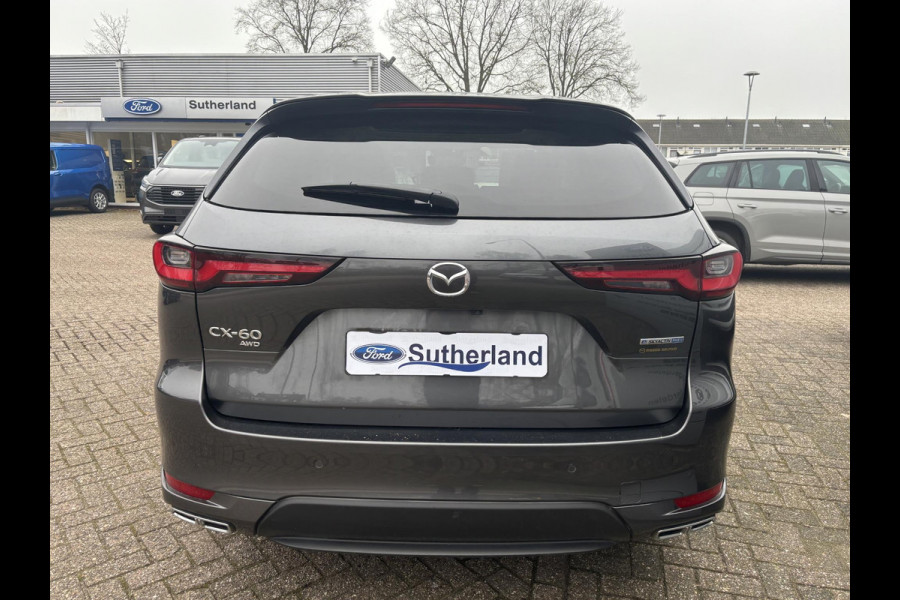 Mazda CX-60 2.5 e-SkyActiv PHEV Takumi | Bellen voor bezichtiging | 328pk | SCI |  Panoramadak / Kanteldak (Glas) |  360 graden camera | Achteruitrijcamera | Stoelverwarming |  Adaptieve Cruise Control