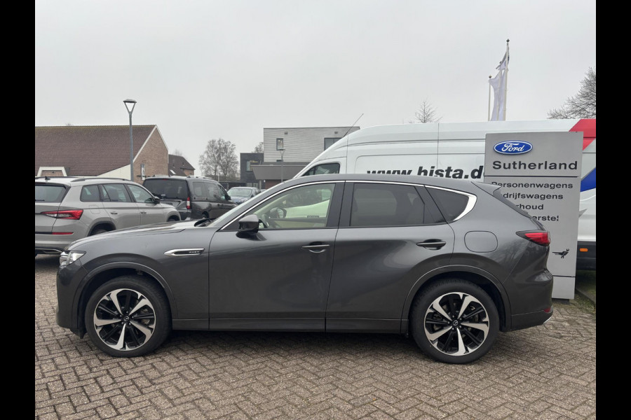 Mazda CX-60 2.5 e-SkyActiv PHEV Takumi | Bellen voor bezichtiging | 328pk | SCI |  Panoramadak / Kanteldak (Glas) |  360 graden camera | Achteruitrijcamera | Stoelverwarming |  Adaptieve Cruise Control