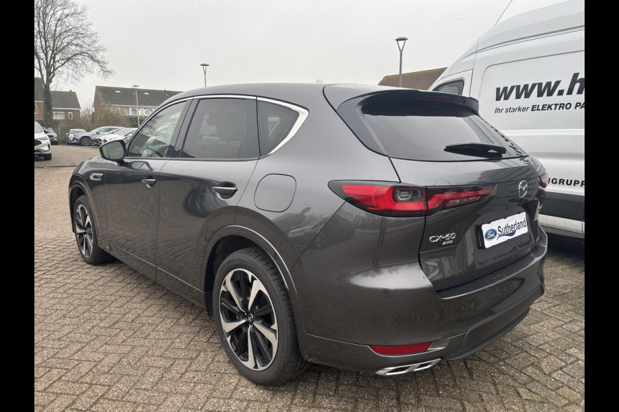 Mazda CX-60 2.5 e-SkyActiv PHEV Takumi | Bellen voor bezichtiging | 328pk | SCI |  Panoramadak / Kanteldak (Glas) |  360 graden camera | Achteruitrijcamera | Stoelverwarming |  Adaptieve Cruise Control