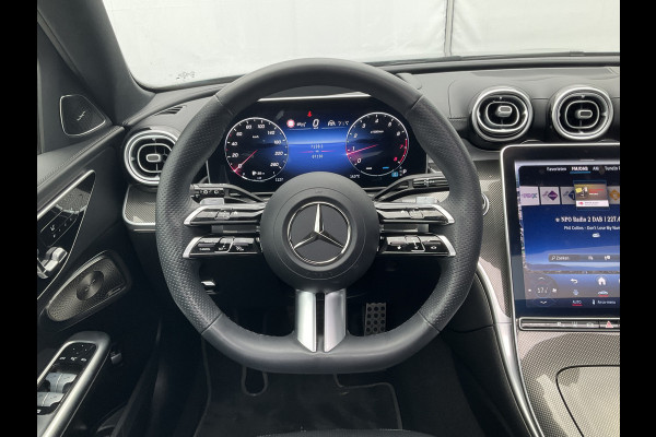 Mercedes-Benz C-Klasse Estate 180 AMG Line Pano Burmester Memory HUD Trekhaak Leer Verw+Ventilatie BOMVOL!