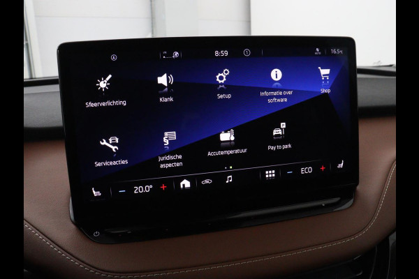 Škoda ENYAQ iV 80 | SOH 91% | Panoramadak | Trekhaak | Leder | Stoelverwarming | Camera | Sfeerverlichting | Navigatie | Carplay | Cruise control | Full LED | Keyless | Getint glas