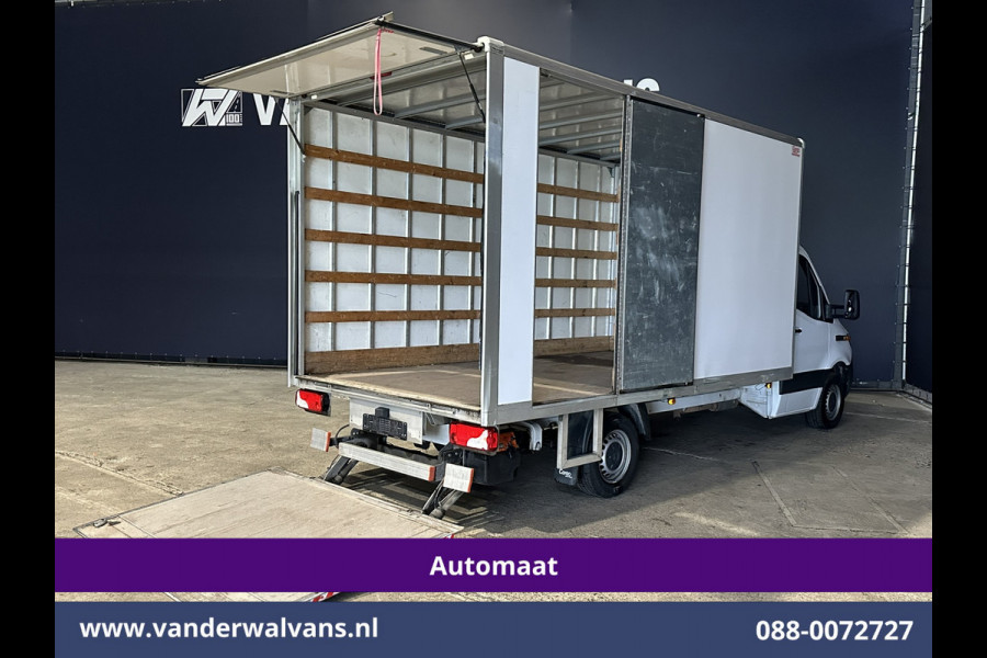 Mercedes-Benz Sprinter 314 CDI 143pk Automaat Bakwagen 21m3 KUUB Laadklep Zijdeur Euro6 Airco | Leder | Lat om Lat betimmering Bijrijdersbank