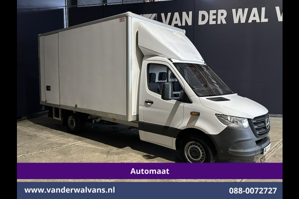 Mercedes-Benz Sprinter 314 CDI 143pk Automaat Bakwagen 21m3 KUUB Laadklep Zijdeur Euro6 Airco | Leder | Lat om Lat betimmering Bijrijdersbank
