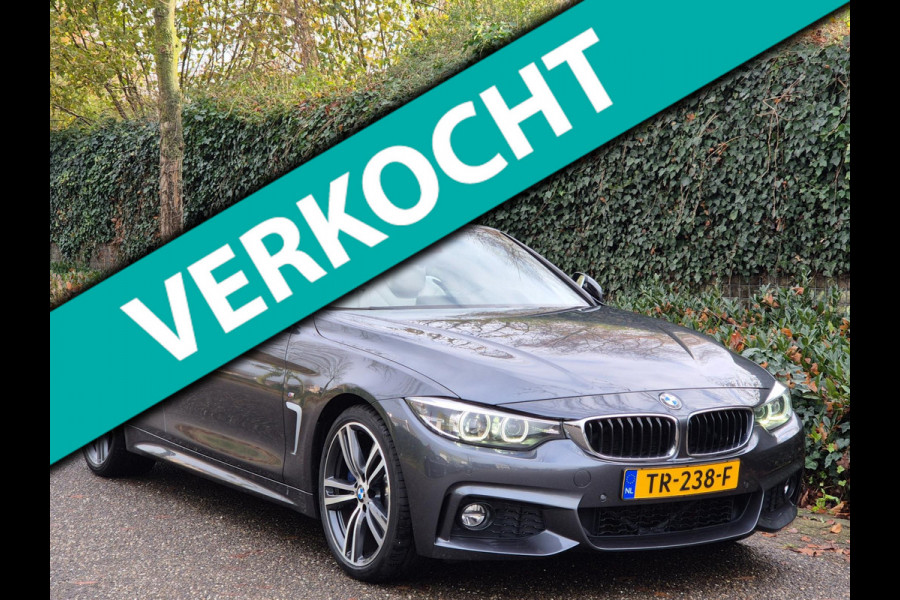 BMW 4 Serie Cabrio 430i M Sport Apple CarPlay 6WB Dig. DASH Elk.Stoelen Line Assist Dodehoek Camera 430i High Executive