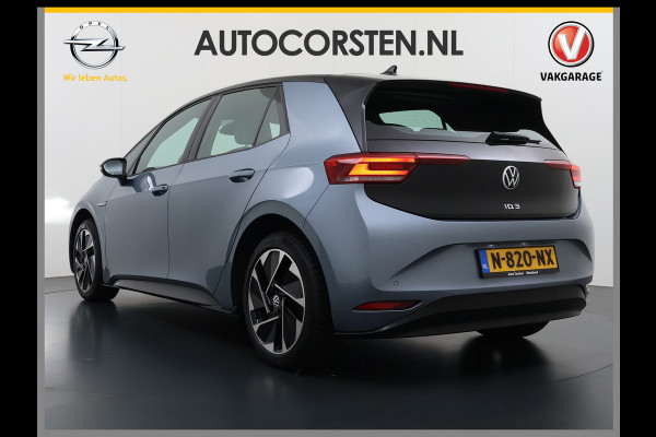 Volkswagen ID.3 Pro 62kWh SOH 91% Adaptive Cruise Navi-Pro Ecc Apple Carplay Android Auto Stoel+Stuurverwarming Led Pdc Lmv 18" Keyless start Rijstrooksensor Comfort Pakket Style Interieur Pakket Bluetooth Draadloze telefoonlader DAB 1e Eigenaar Origineel Nederlandse Auto