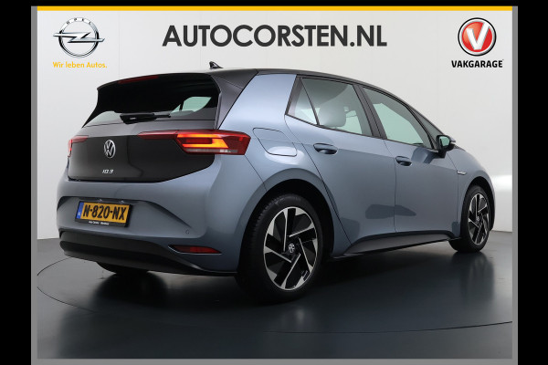 Volkswagen ID.3 Pro 62kWh SOH 91% Adaptive Cruise Navi-Pro Ecc Apple Carplay Android Auto Stoel+Stuurverwarming Led Pdc Lmv 18" Keyless start Rijstrooksensor Comfort Pakket Style Interieur Pakket Bluetooth Draadloze telefoonlader DAB 1e Eigenaar Origineel Nederlandse Auto