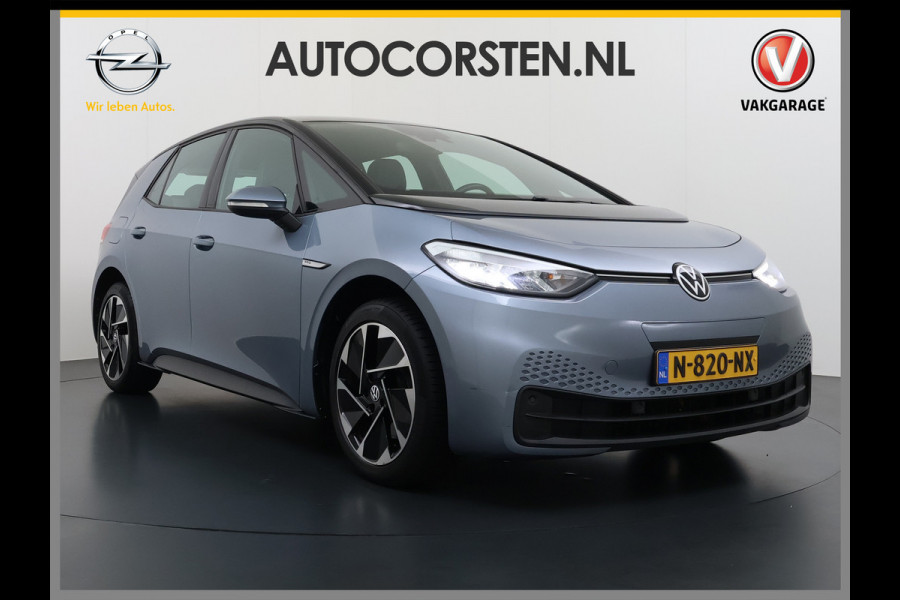 Volkswagen ID.3 Pro 62kWh SOH 91% Adaptive Cruise Navi-Pro Ecc Apple Carplay Android Auto Stoel+Stuurverwarming Led Pdc Lmv 18" Keyless start Rijstrooksensor Comfort Pakket Style Interieur Pakket Bluetooth Draadloze telefoonlader DAB 1e Eigenaar Origineel Nederlandse Auto