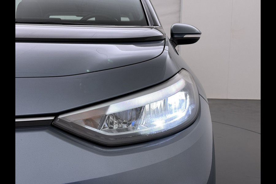 Volkswagen ID.3 Pro 62kWh SOH 91% Adaptive Cruise Navi-Pro Ecc Apple Carplay Android Auto Stoel+Stuurverwarming Led Pdc Lmv 18" Keyless start Rijstrooksensor Comfort Pakket Style Interieur Pakket Bluetooth Draadloze telefoonlader DAB 1e Eigenaar Origineel Nederlandse Auto