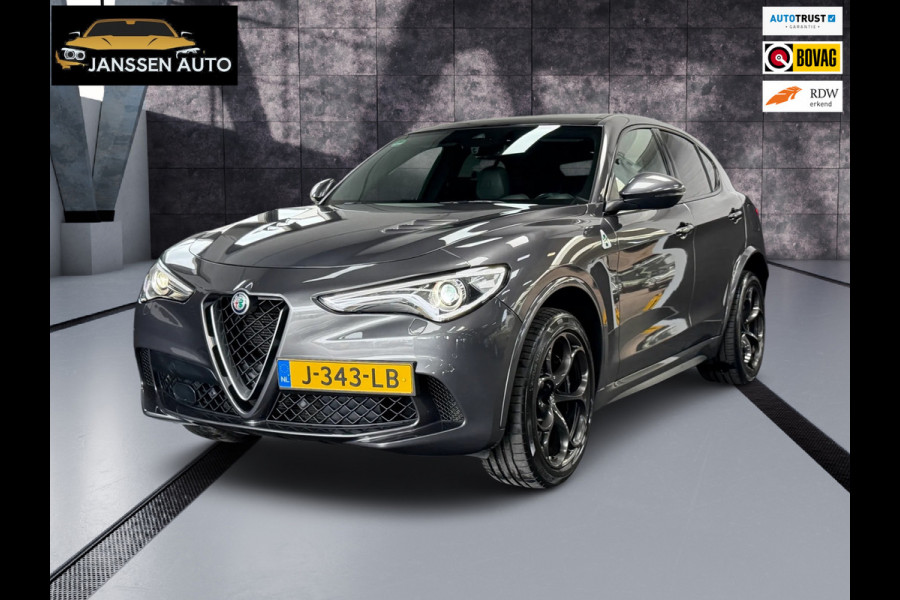 Alfa Romeo Stelvio 2.9 V6 AWD Quadrifoglio | Pano | 20" | Alcantara | Carbon | Dealeronderhouden