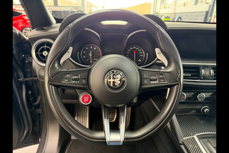 Alfa Romeo Stelvio 2.9 V6 AWD Quadrifoglio | Pano | 20" | Alcantara | Carbon | Dealeronderhouden