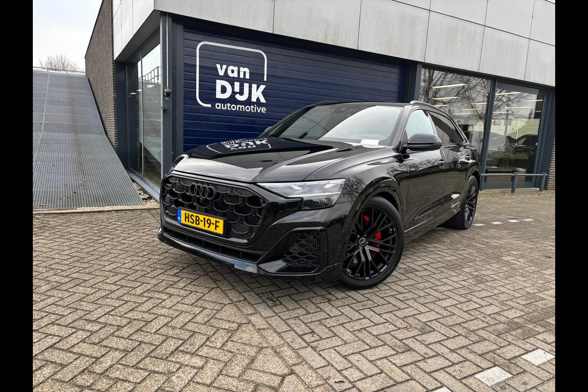 Audi Q8 60 TFSI e quattro Pro Line S Competition PANORAMADAK ADAPTIVE CRUISE CONTROL ADATIEVE LED KOPLAMPEN VOORSTOELEN MET MEMORY 22 INCH VELGEN