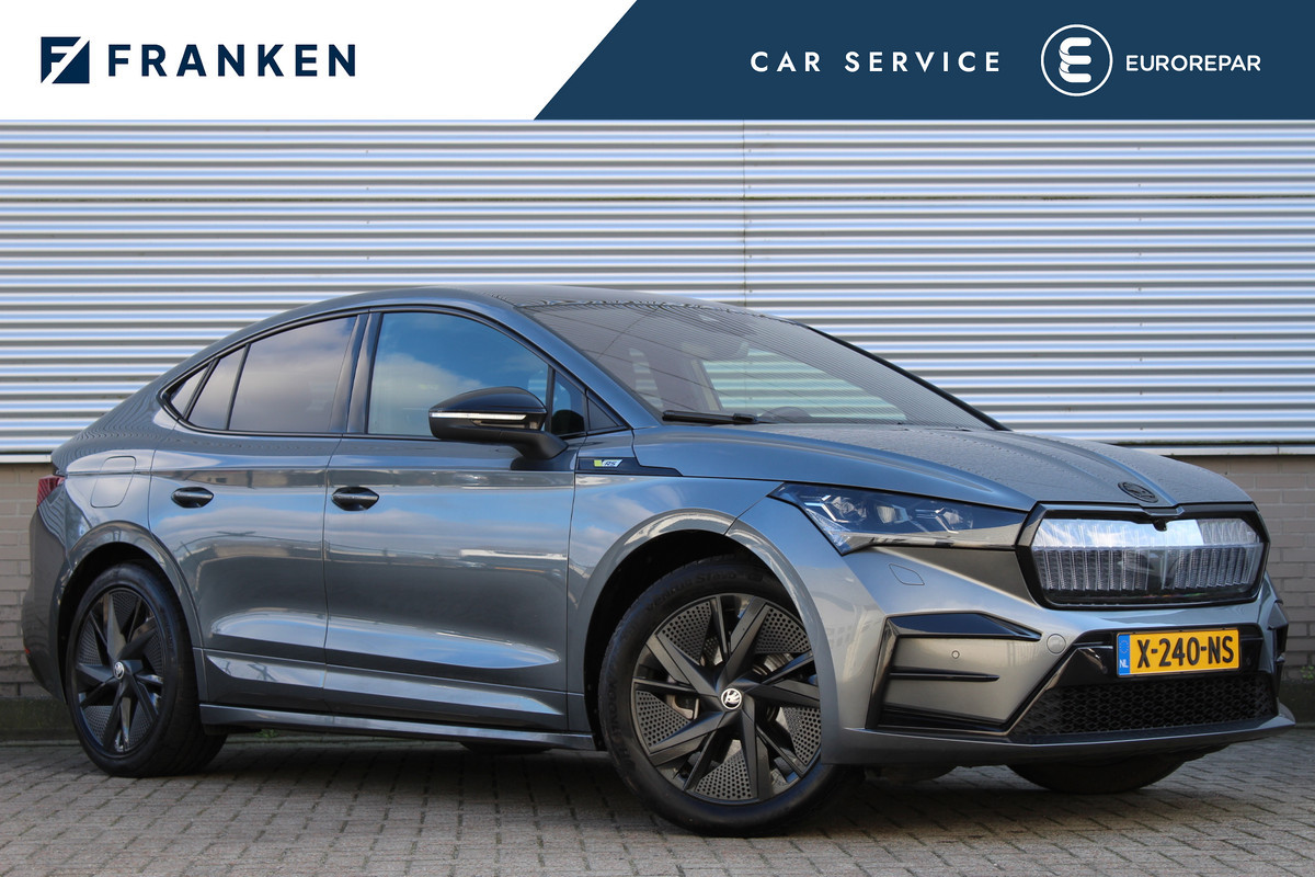 Škoda ENYAQ Coupé iV 80 RS | BTW-Auto | Panoramadak | Trekhaak | BLIS | Stoelverwarming
