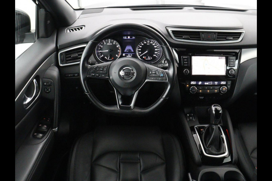 Nissan QASHQAI 1.3 DIG-T Tekna+ | Automaat | Panoramadak | Leder | Trekhaak | Stoelverwarming | 360 Camera | Adaptive cruise | Bose Sound | Navigatie | Carplay | Full LED |