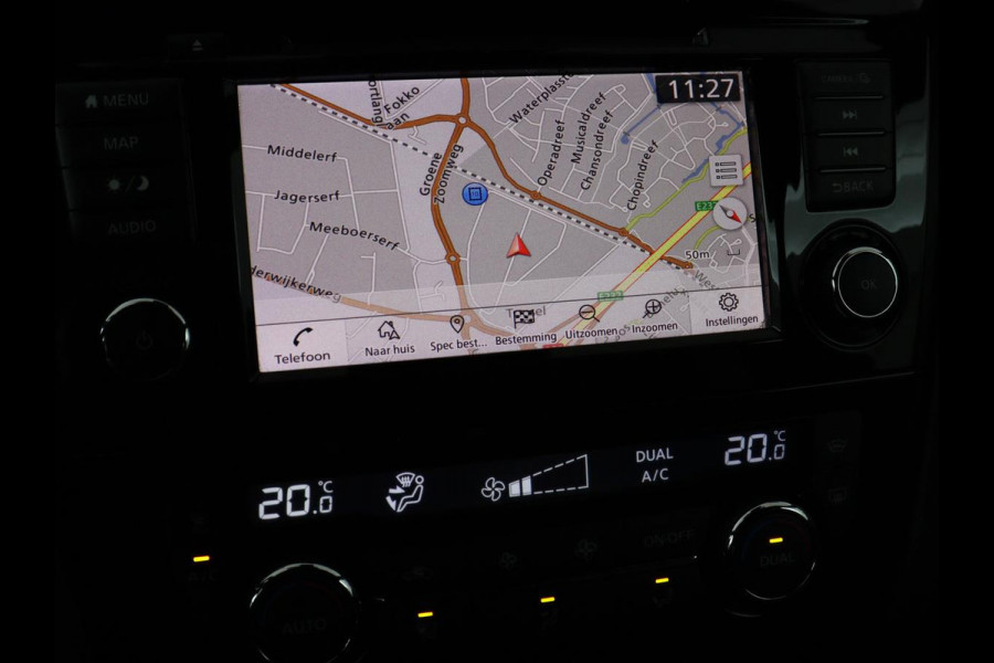 Nissan QASHQAI 1.3 DIG-T Tekna+ | Automaat | Panoramadak | Leder | Trekhaak | Stoelverwarming | 360 Camera | Adaptive cruise | Bose Sound | Navigatie | Carplay | Full LED |