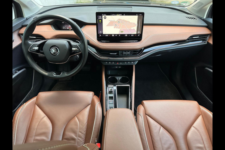 Škoda ENYAQ iV 80 | SOH: nnb | Panorama | Havana Leder | Trekhaak | Blindspot | Memory Seat |